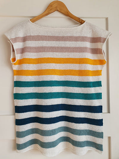 Free Pattern Friday- Color Splash Tee by Mary Papillon