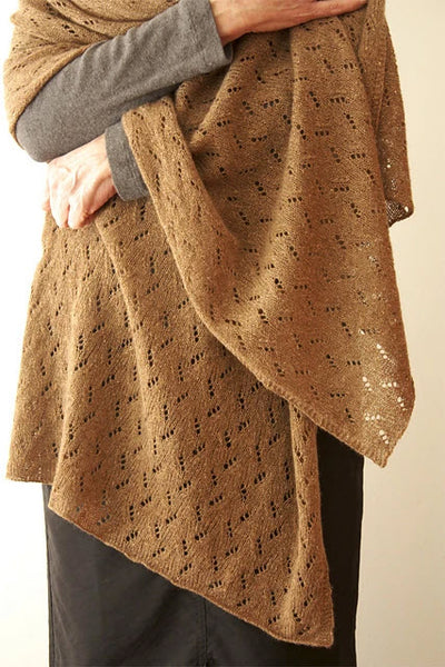 Free Pattern Friday- Lace Wrap in Shibui Pebble by Leslie Weber