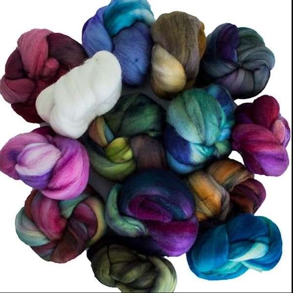 Malabrigo Cloud Tails Superwash Merino Wool Roving