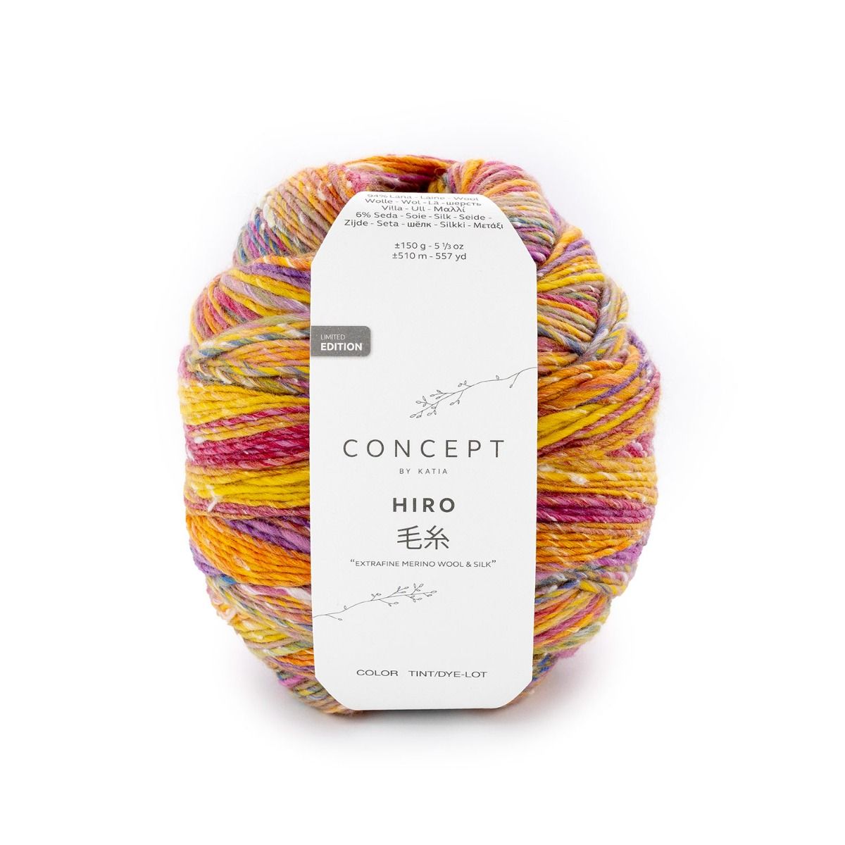 Concept by Katia Hiro Merino Silk Yarn