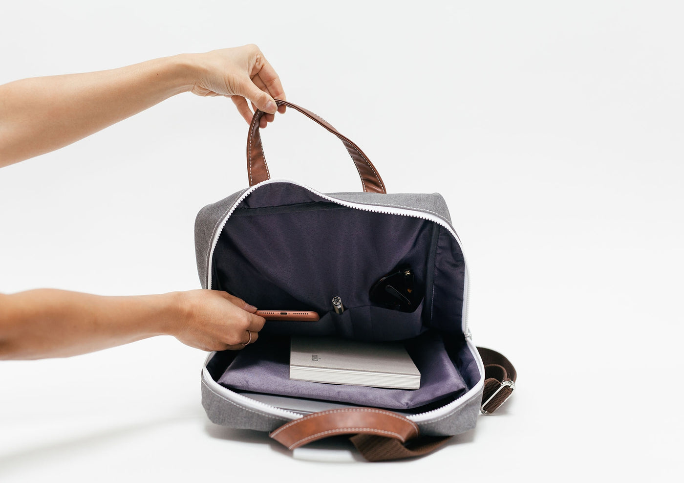 Maika Zippered Backpack