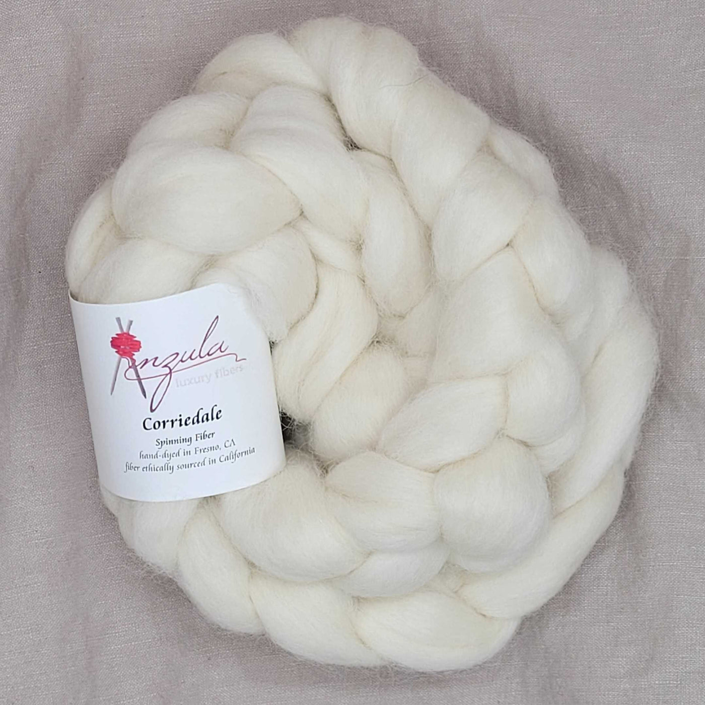 Anzula Corriedale Roving Wool Fiber