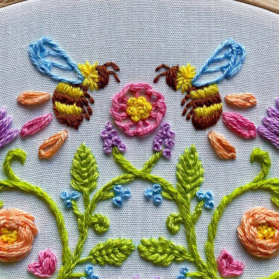 Stitches by Tiff Bee Mandala Sampler Craft DIY Embroidery Kit
