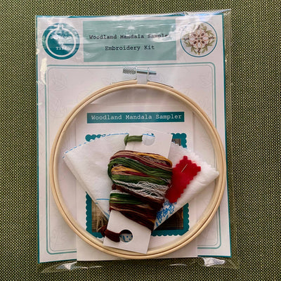 Stitches by Tiff Woodland Mandala Sampler Craft DIY Embroidery Kit