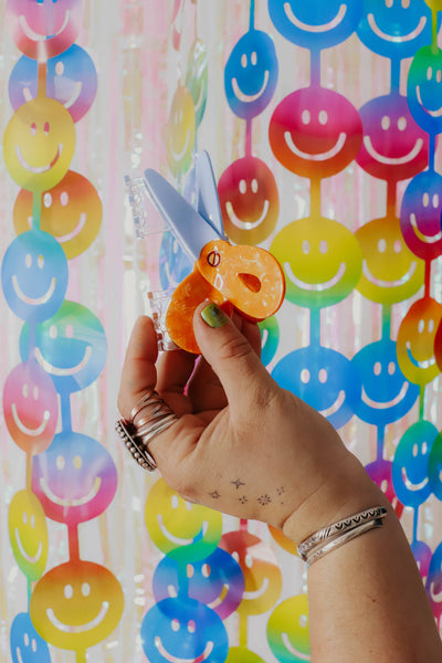 The Peach Fuzz Scissors Hair Claw