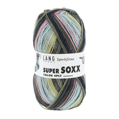 Lang Super Soxx Sporty Sox Fingering Wool Nylon Blend Knitting Yarn