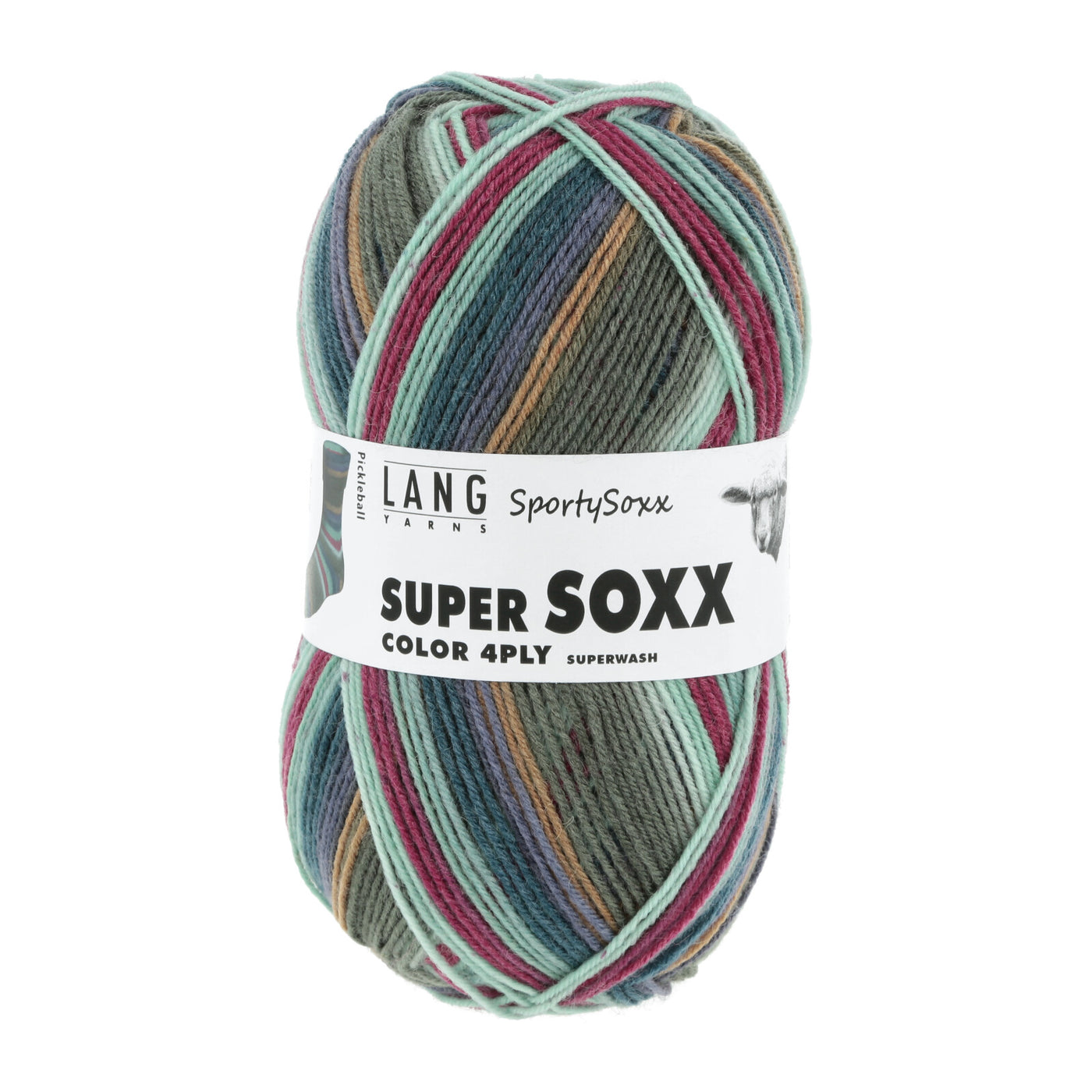 Lang Super Soxx Sporty Sox Fingering Wool Nylon Blend Knitting Yarn