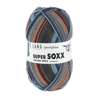 Lang Super Soxx Sporty Sox Fingering Wool Nylon Blend Knitting Yarn