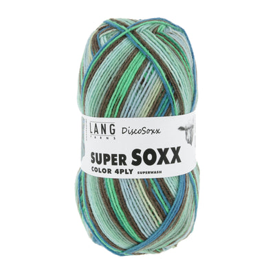 Lang Super Soxx Disco Soxx Fingering Wool Nylon Blend Knitting Yarn