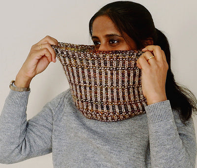 Brin Cowl - Intro to Brioche (in the Round)
