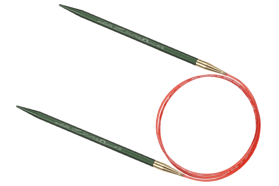 Addi Christmas Rocket Metal 40 inch Circular Knitting Needles