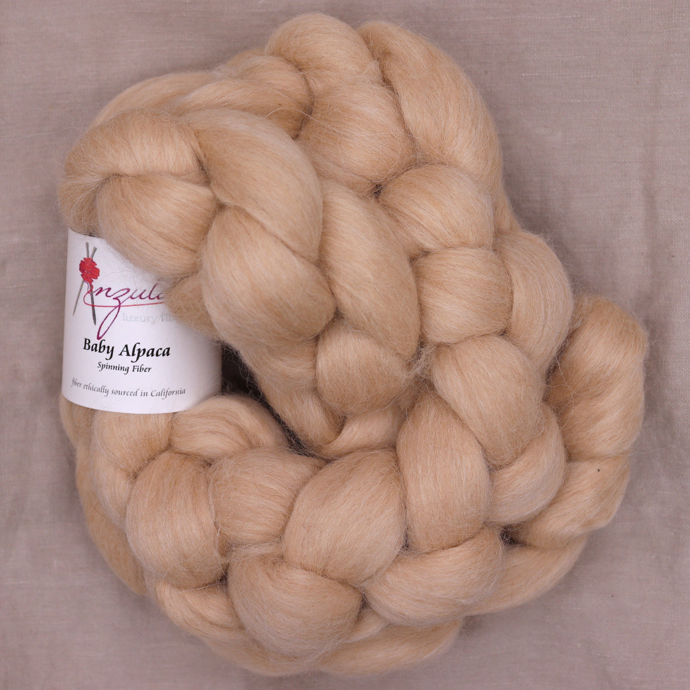 Anzula Baby Alpaca Roving Wool Fiber