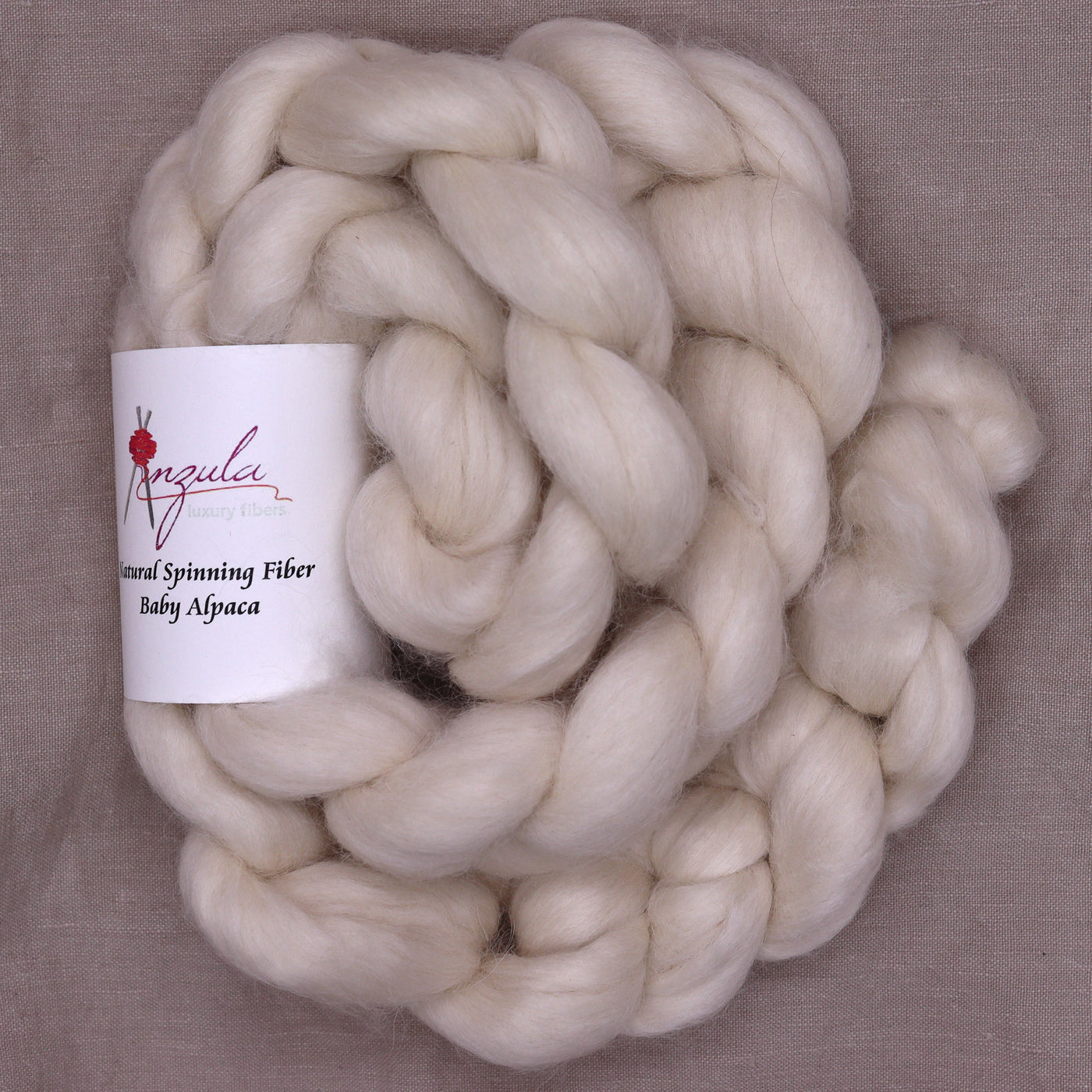 Anzula Baby Alpaca Roving Wool Fiber