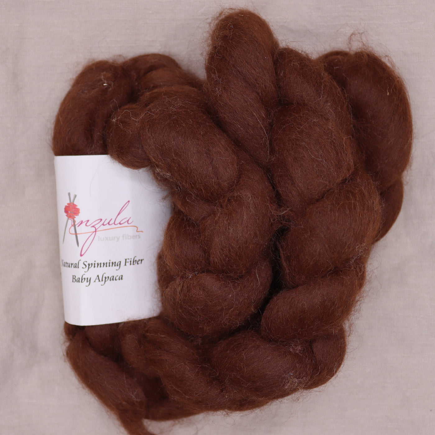 Anzula Baby Alpaca Roving Wool Fiber