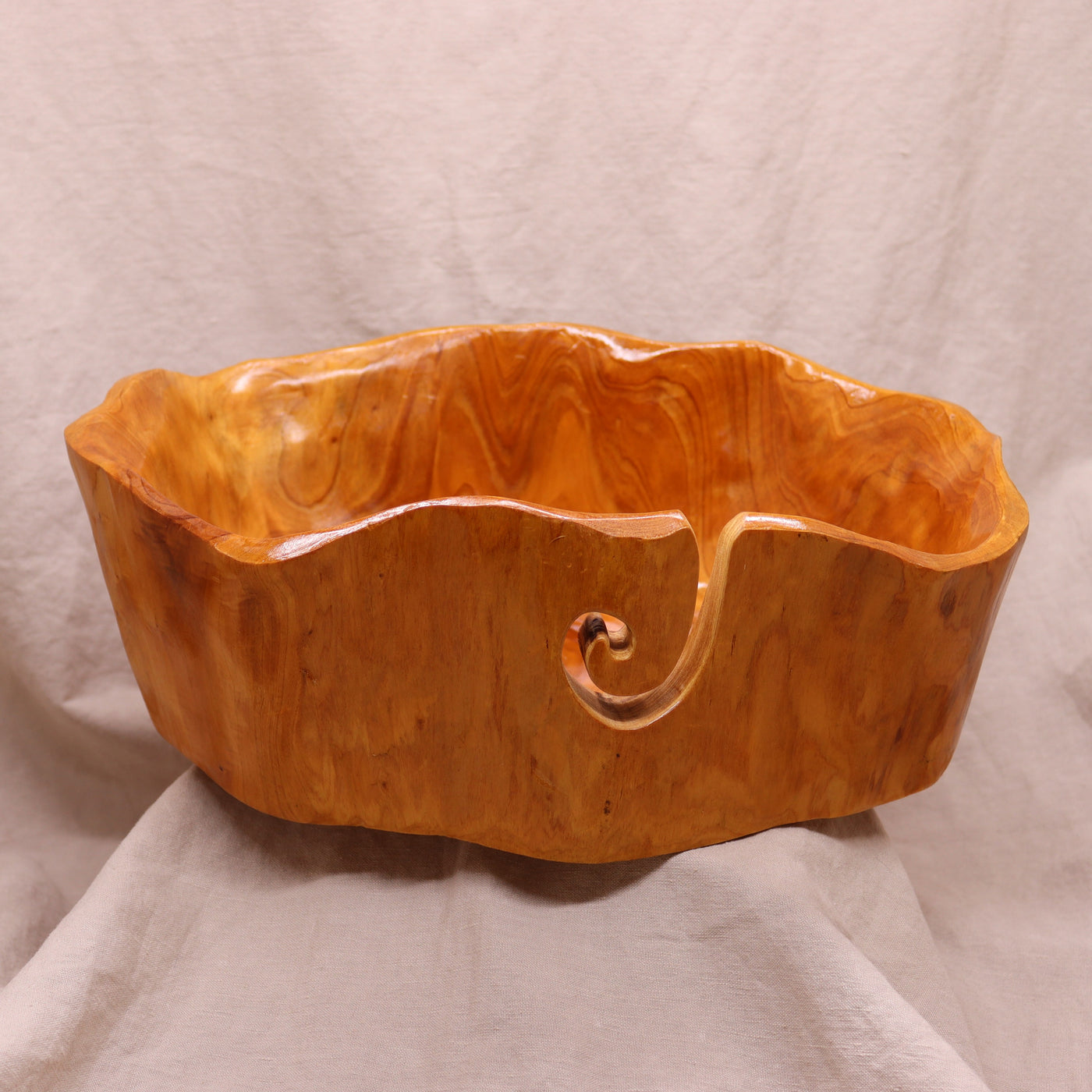 Dean Hood Wood Yarn Bowl