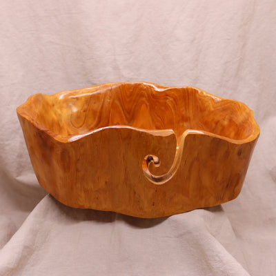Dean Hood Wood Yarn Bowl