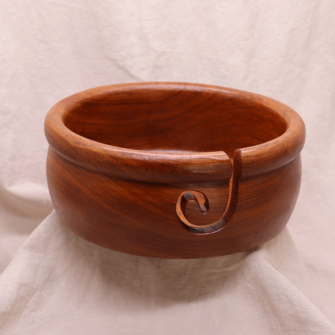 Dean Hood Wood Yarn Bowl