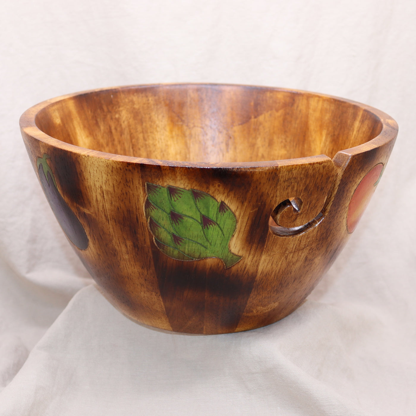 Dean Hood Wood Yarn Bowl
