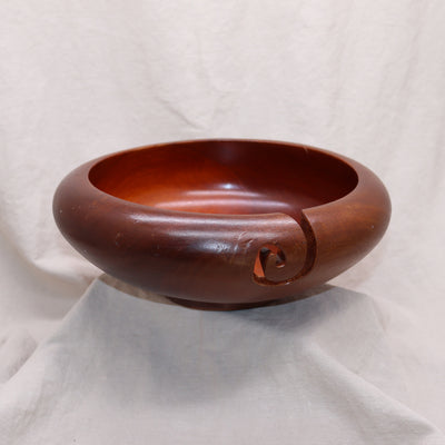 Dean Hood Wood Yarn Bowl