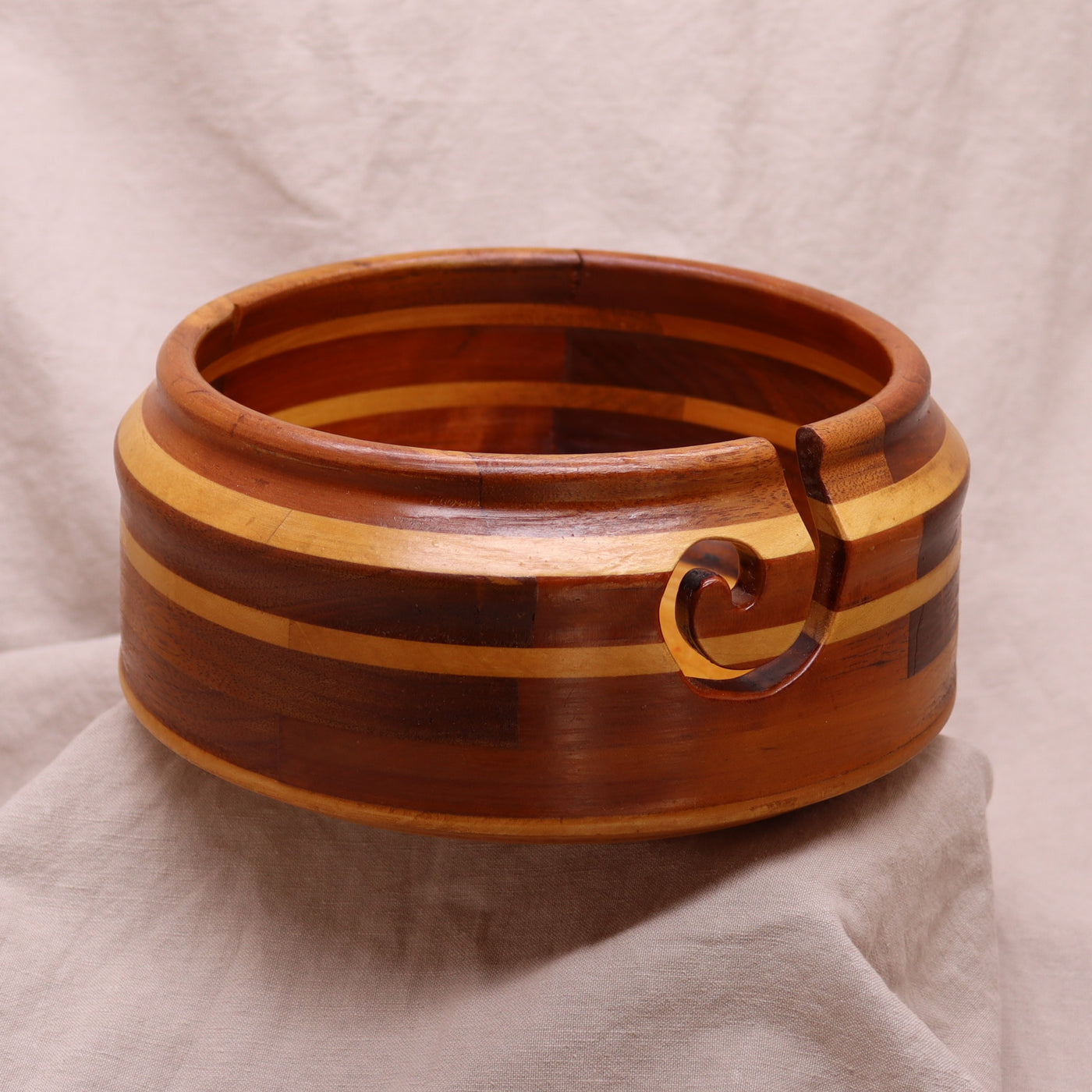 Dean Hood Wood Yarn Bowl