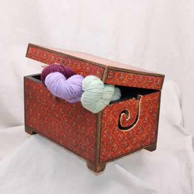Dean Hood Wood Yarn Box