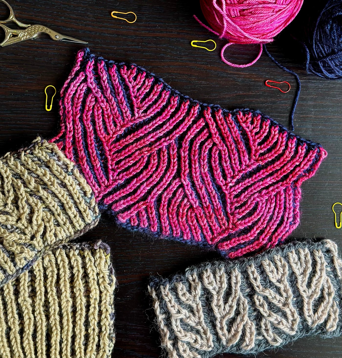 2-Color Brioche Stitch Patterns