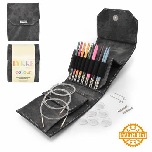 Lykke Birchwood 5 inch Starter Interchangeable Knitting Needle Set
