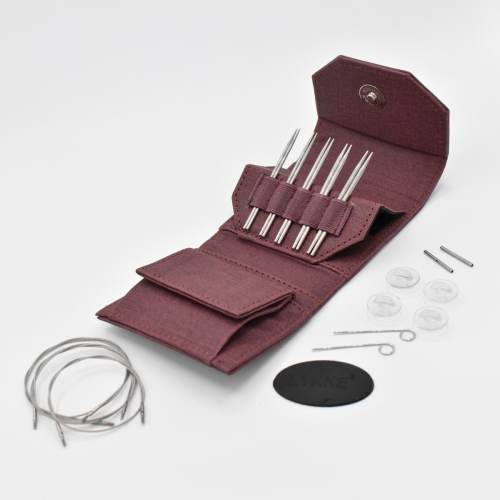 Lykke Flight 3.5" Stainless Steel Interchangeable Knitting Needle Set