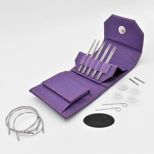 Lykke Flight 3.5" Stainless Steel Interchangeable Knitting Needle Set