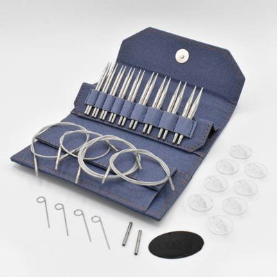 Lykke Flight 3.5" Stainless Steel Interchangeable Knitting Needle Set