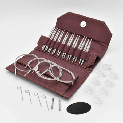 Lykke Flight 3.5" Stainless Steel Interchangeable Knitting Needle Set