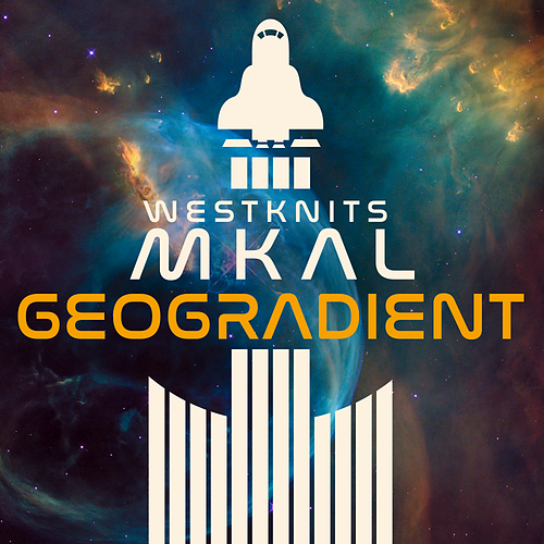Geogradient: Westknits MKAL- Shawl 2023
