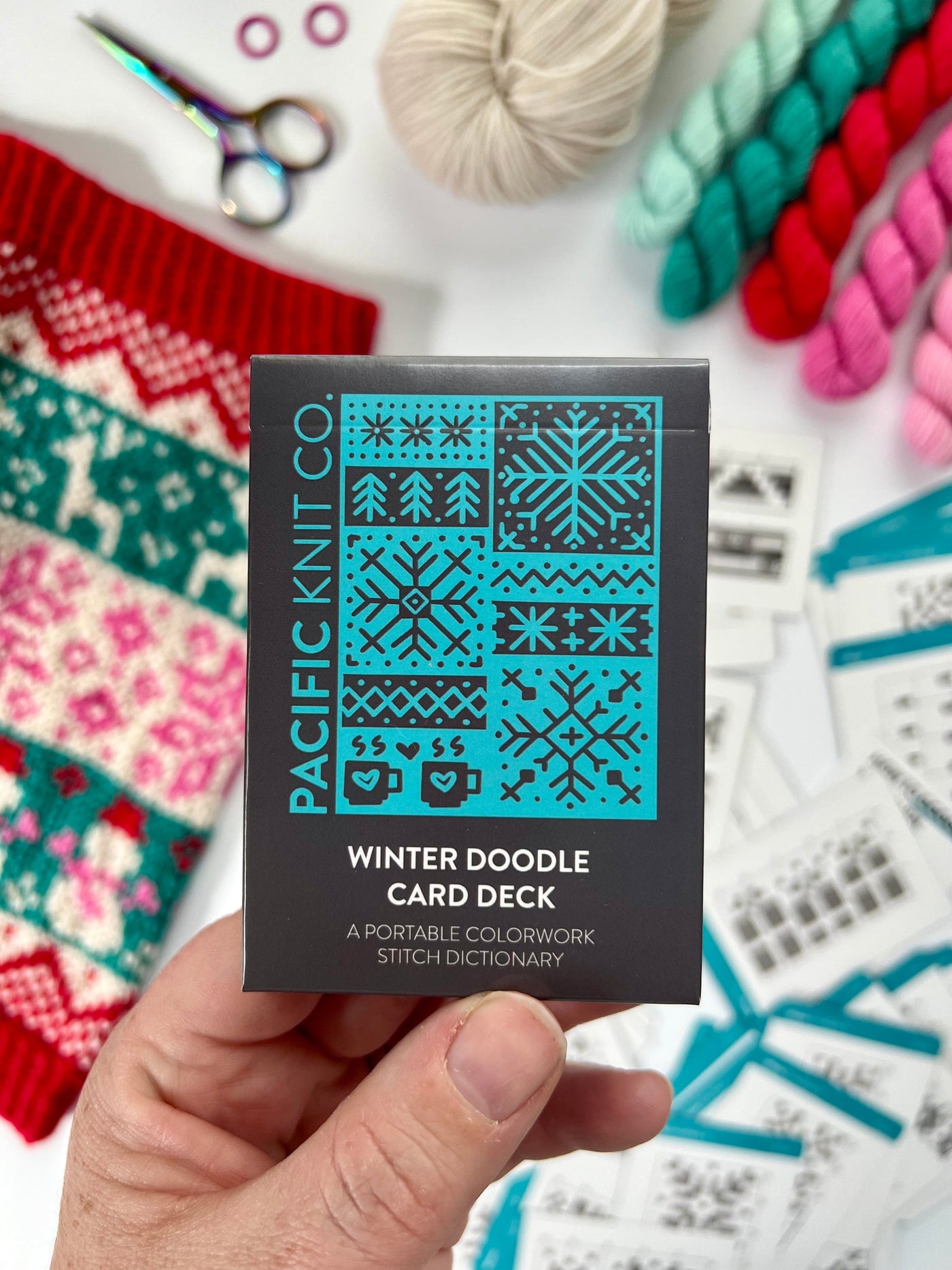 Pacific Knit Co. Winter Doodle Card Deck