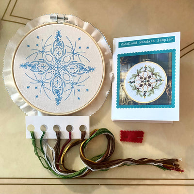 Stitches by Tiff Woodland Mandala Sampler Craft DIY Embroidery Kit