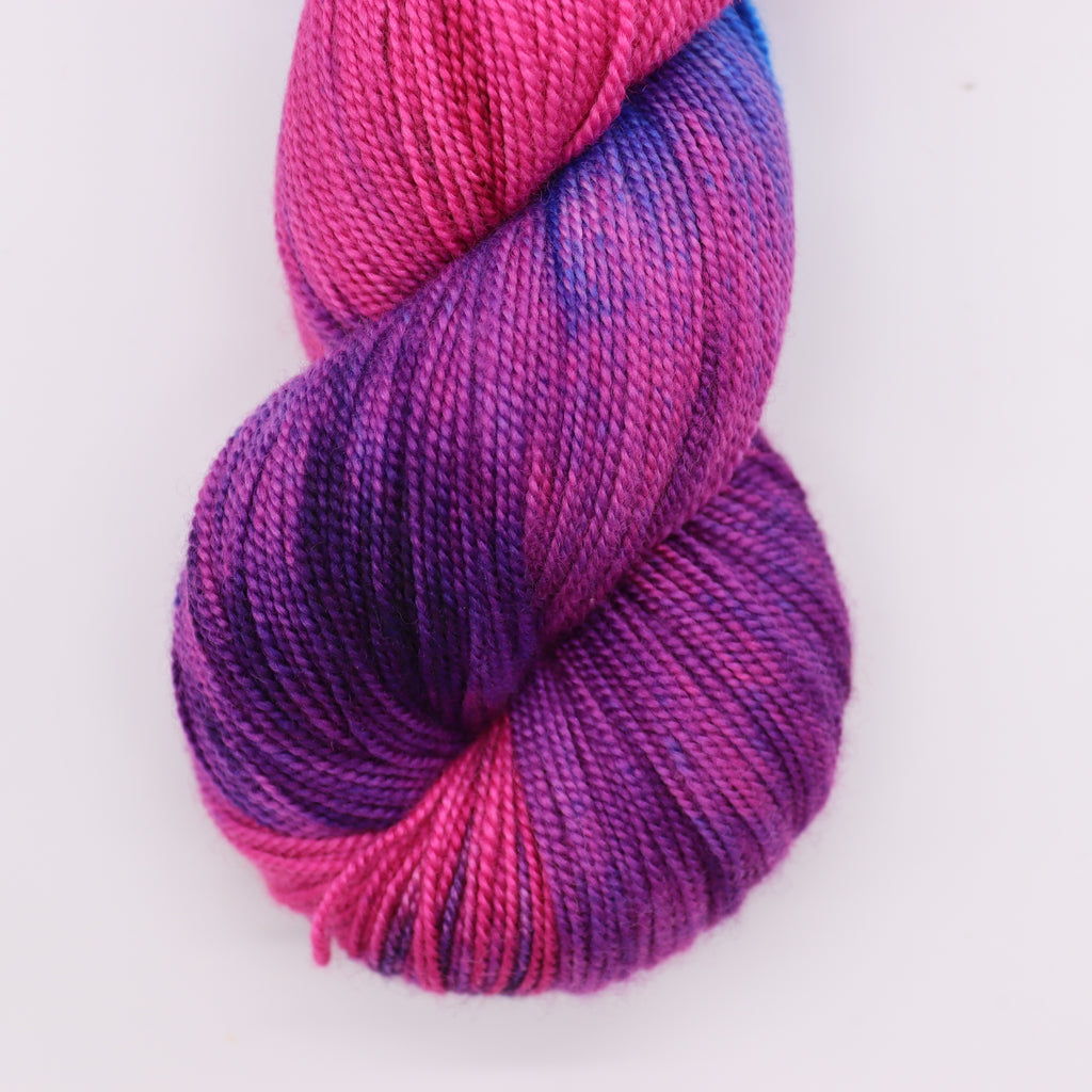 Hydrangea Purple Mohair Yarn Fingering Weight