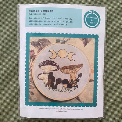 Stitches by Tiff Mushie Sampler Craft DIY Embroidery Kit