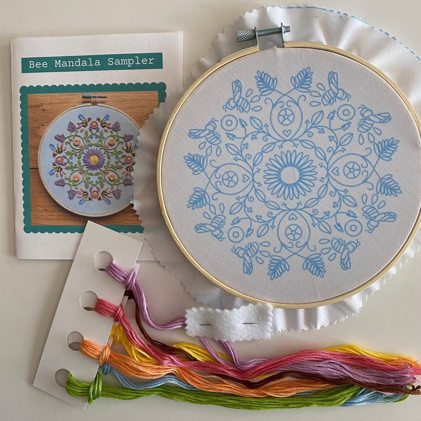 Stitches by Tiff Bee Mandala Sampler Craft DIY Embroidery Kit