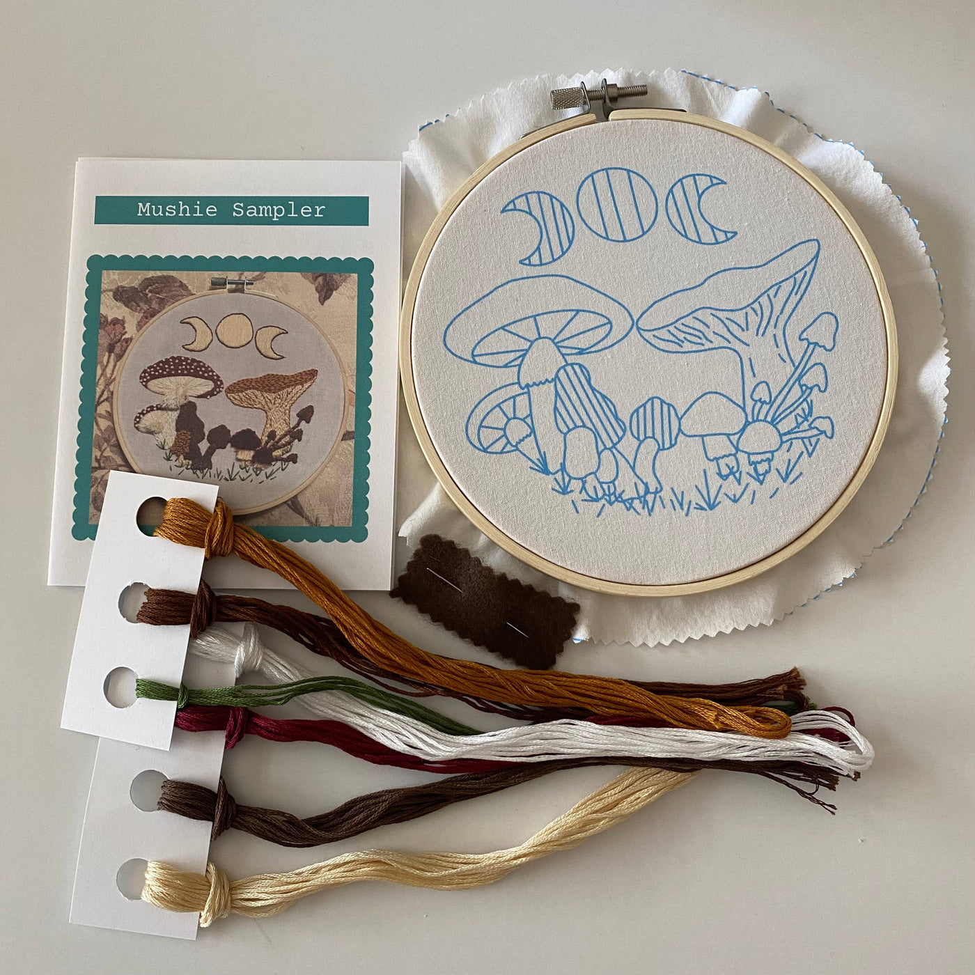 Stitches by Tiff Mushie Sampler Craft DIY Embroidery Kit