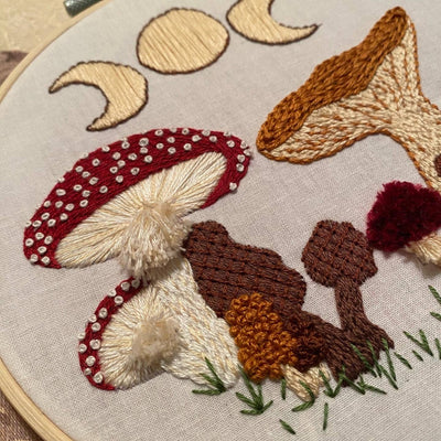 Stitches by Tiff Mushie Sampler Craft DIY Embroidery Kit