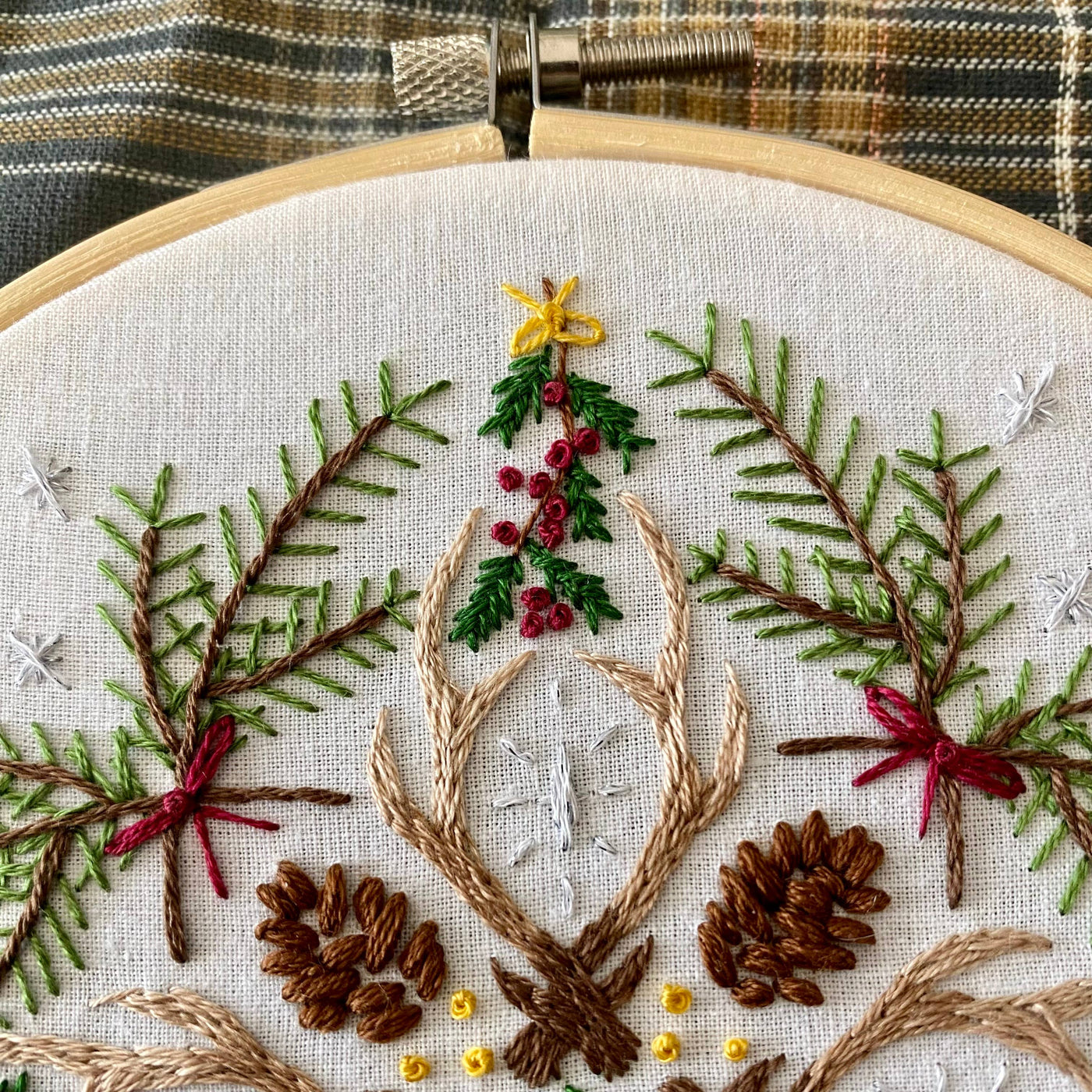 Stitches by Tiff Woodland Mandala Sampler Craft DIY Embroidery Kit