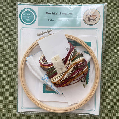 Stitches by Tiff Mushie Sampler Craft DIY Embroidery Kit