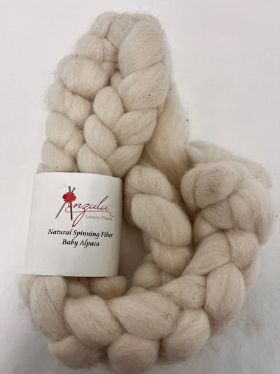 Anzula Baby Alpaca Roving Wool Fiber