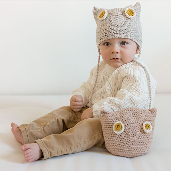Appalachian Baby Design Crochet Owl Hat and Toy Kit