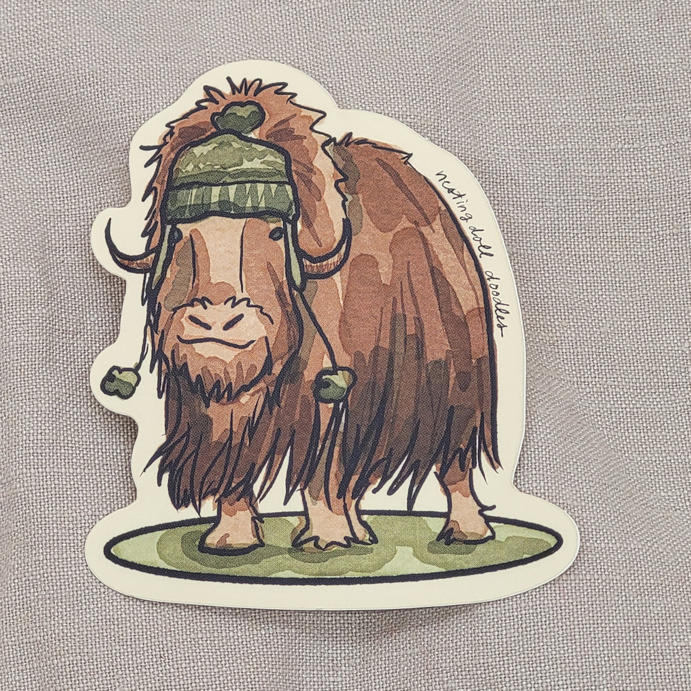 Nestingdoll Doodles Fiber Friends Vinyl Sticker