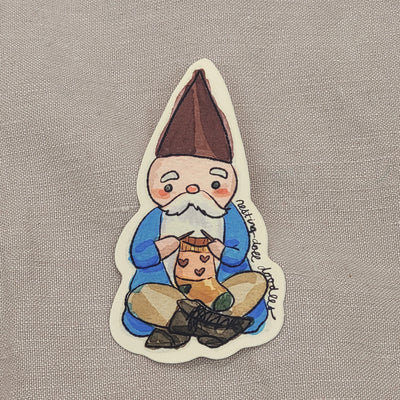 Nestingdoll Doodles Crafty Gnomes Vinyl Sticker