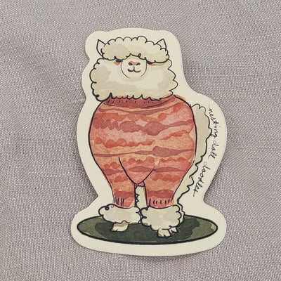 Nestingdoll Doodles Fiber Friends Vinyl Sticker