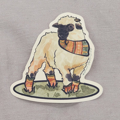 Nestingdoll Doodles Fiber Friends Vinyl Sticker