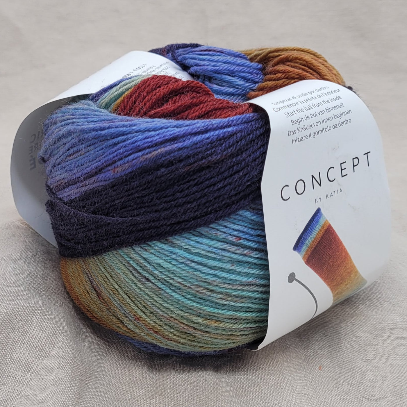 Katia Degrade Symmetric Sock Yarn