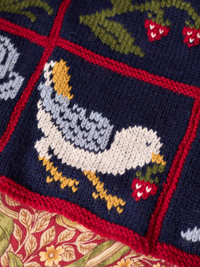 West Yorkshire Spinner Morris DK Strawberry Thief Blanket Kit