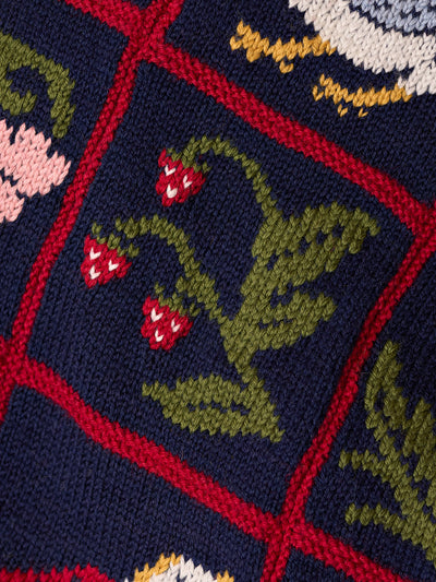West Yorkshire Spinner Morris DK Strawberry Thief Blanket Kit
